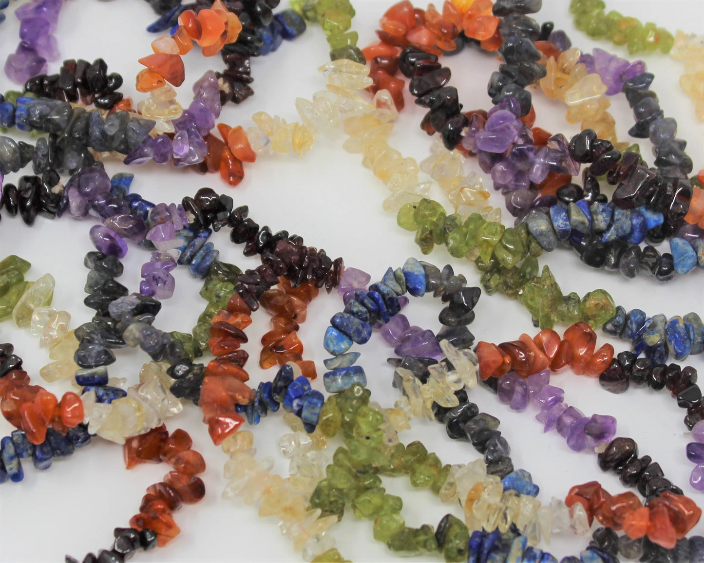 7 Chakra Chip Gemstone Bracelet