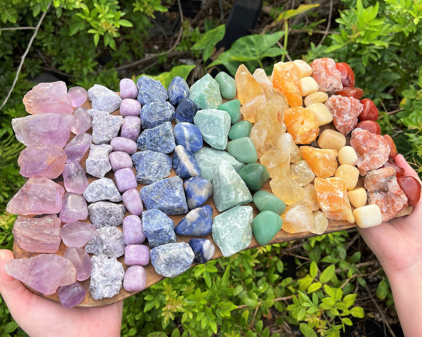 Amazonite Rough Natural And Tumbled Stones Set