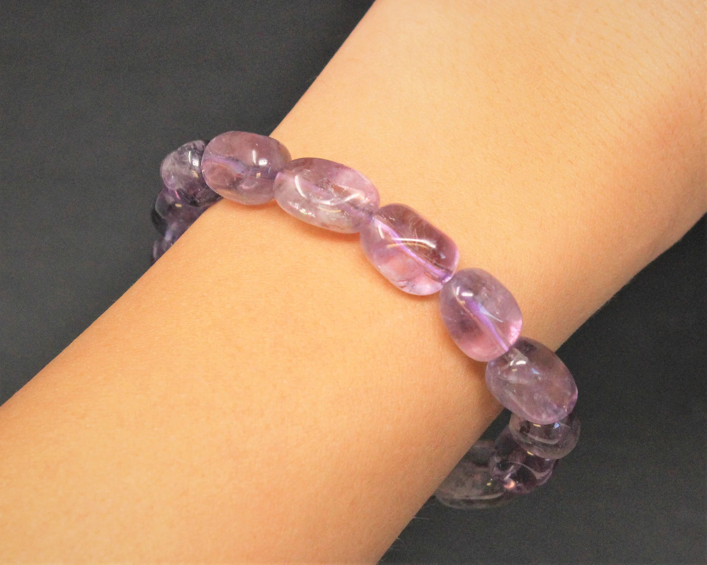 Amethyst Tumbled Gemstone Bracelet