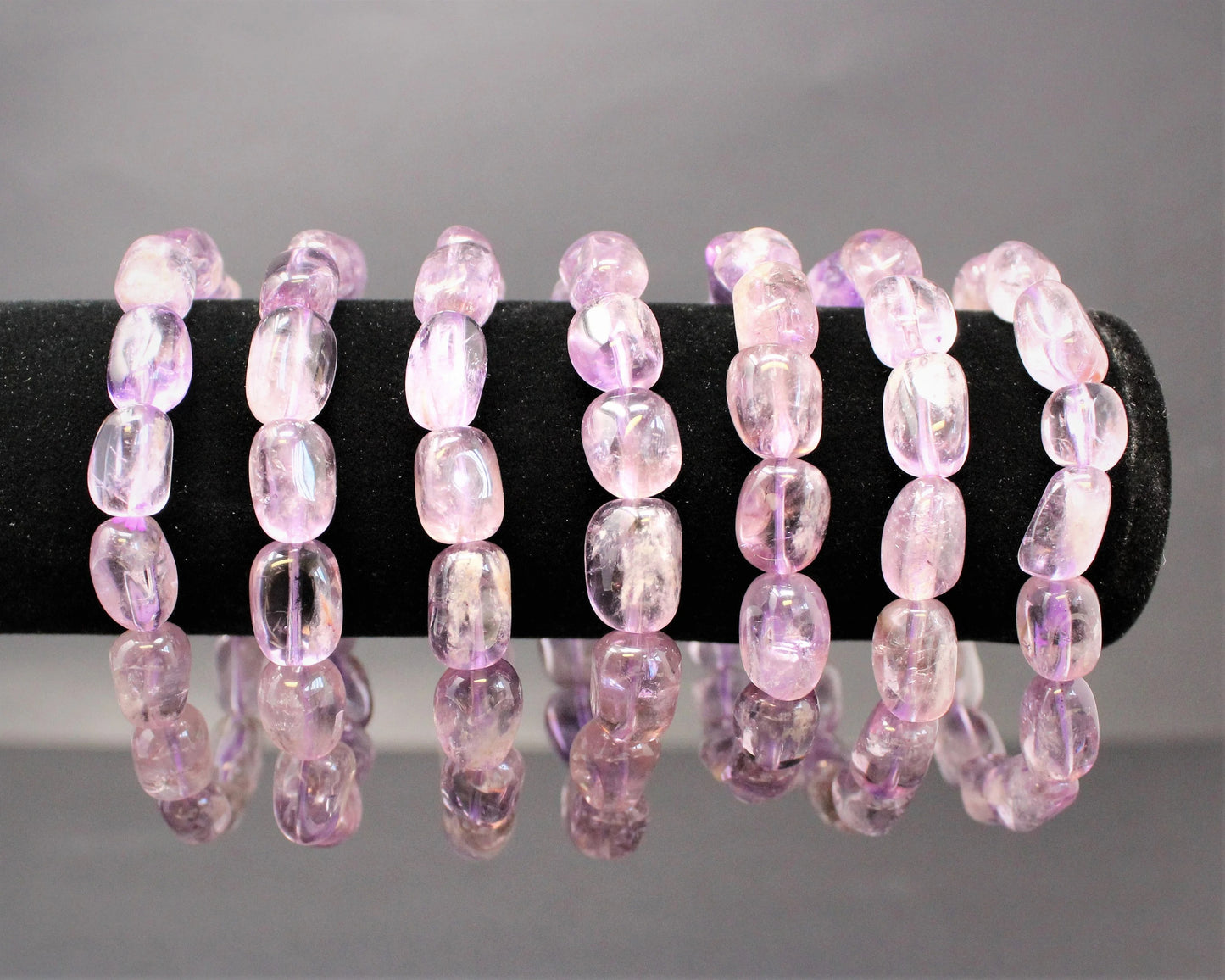 Amethyst Tumbled Gemstone Bracelet