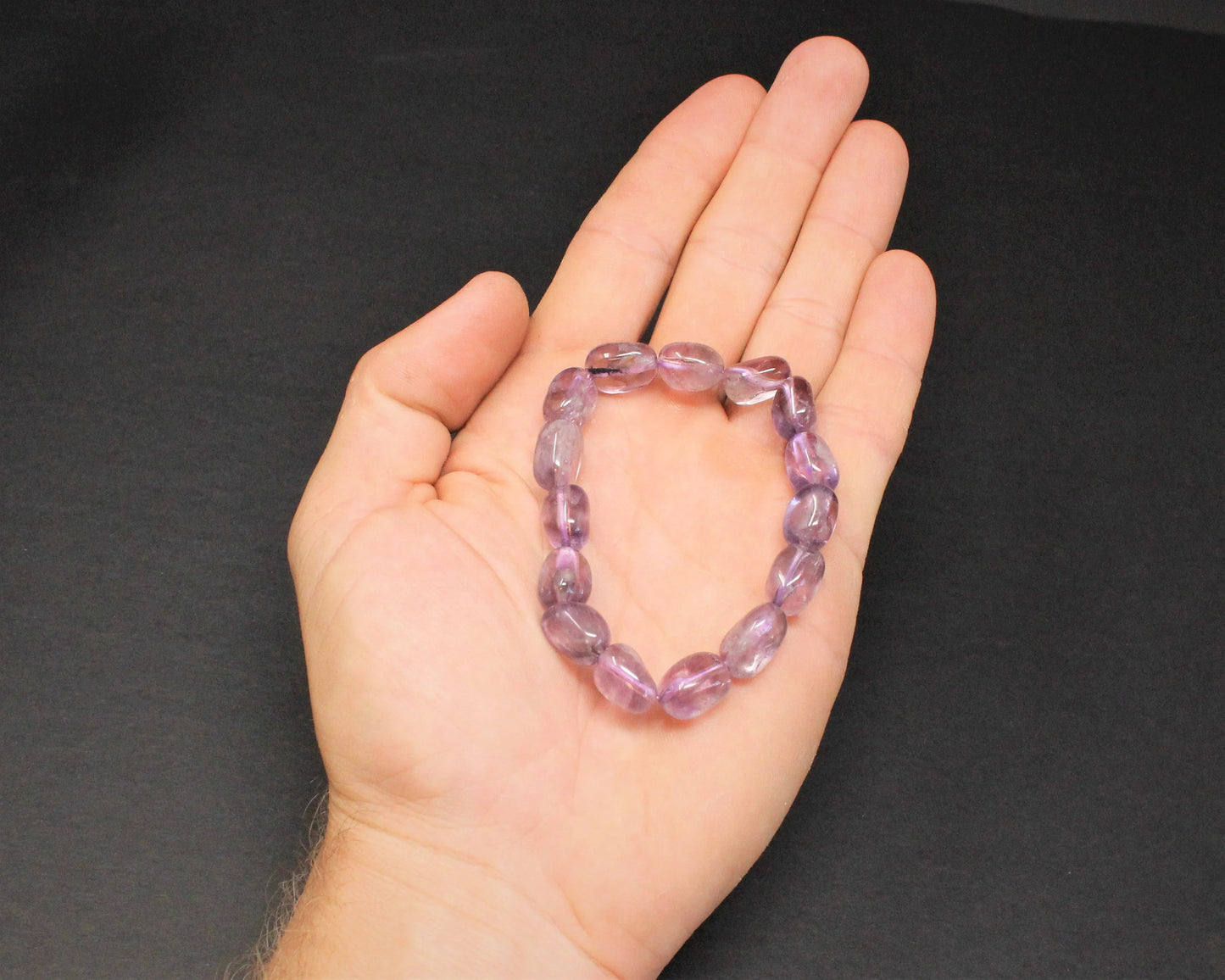 Amethyst Tumbled Gemstone Bracelet