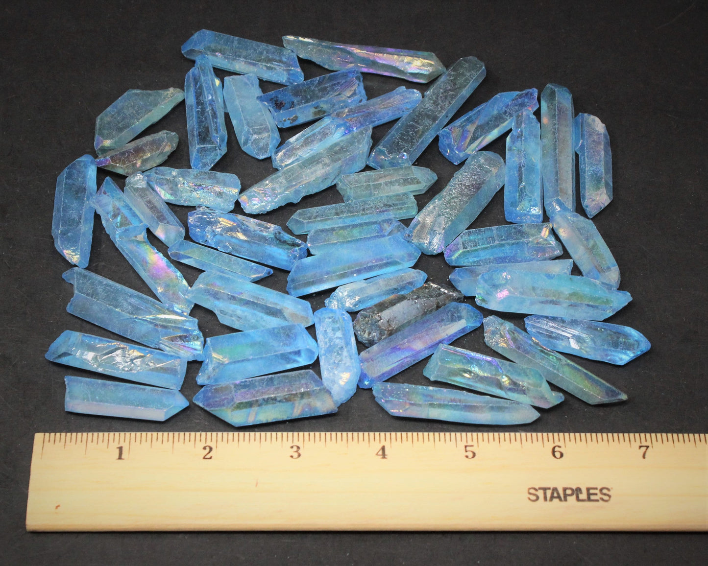 Aqua Aura Quartz Crystal