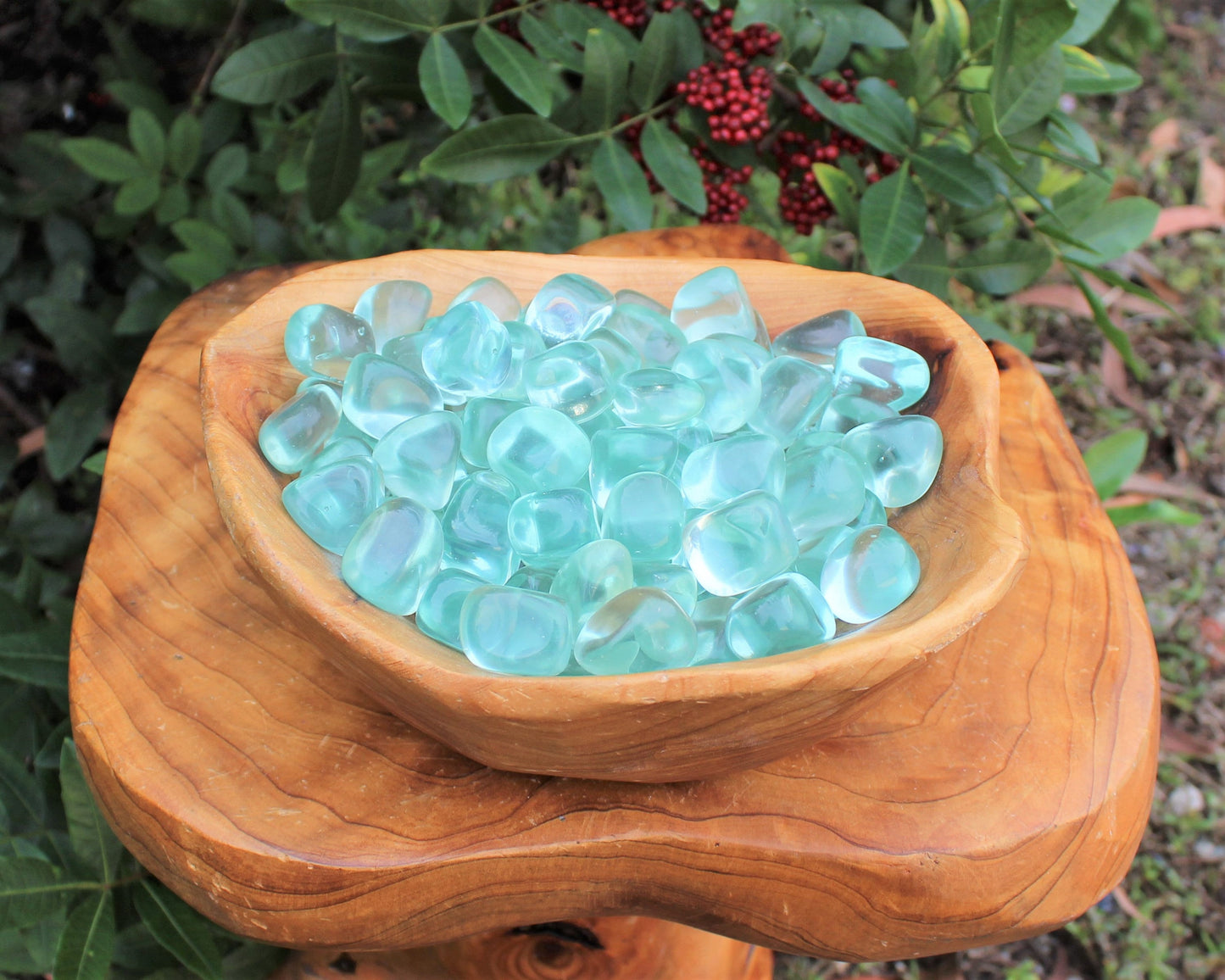 Aqua Obsidian Tumbled Stone
