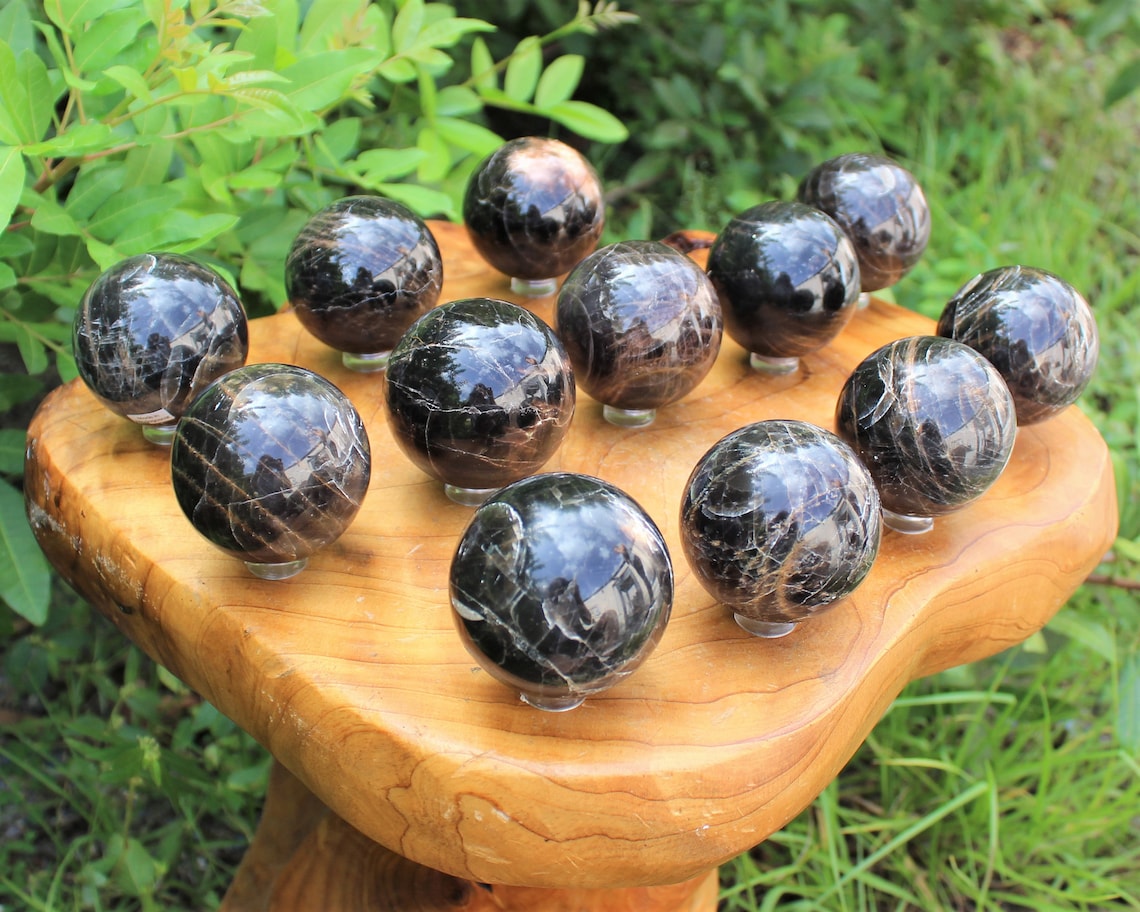 Moonstone Crystal Sphere With Stand