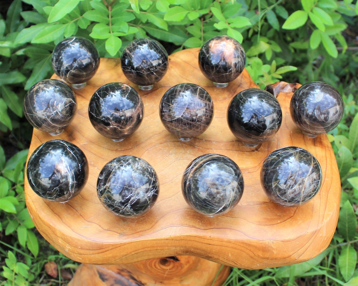 Moonstone Crystal Sphere With Stand