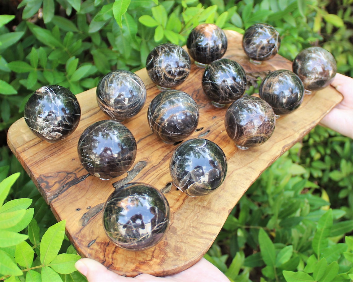 Moonstone Crystal Sphere With Stand