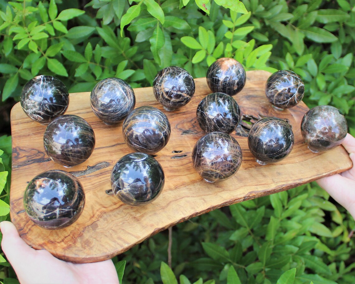 Moonstone Crystal Sphere With Stand