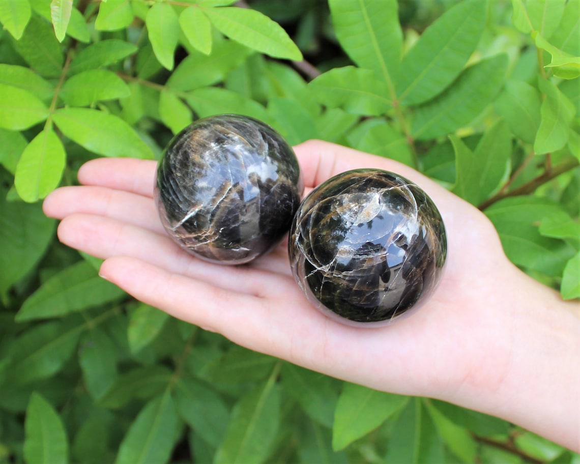Moonstone Crystal Sphere With Stand