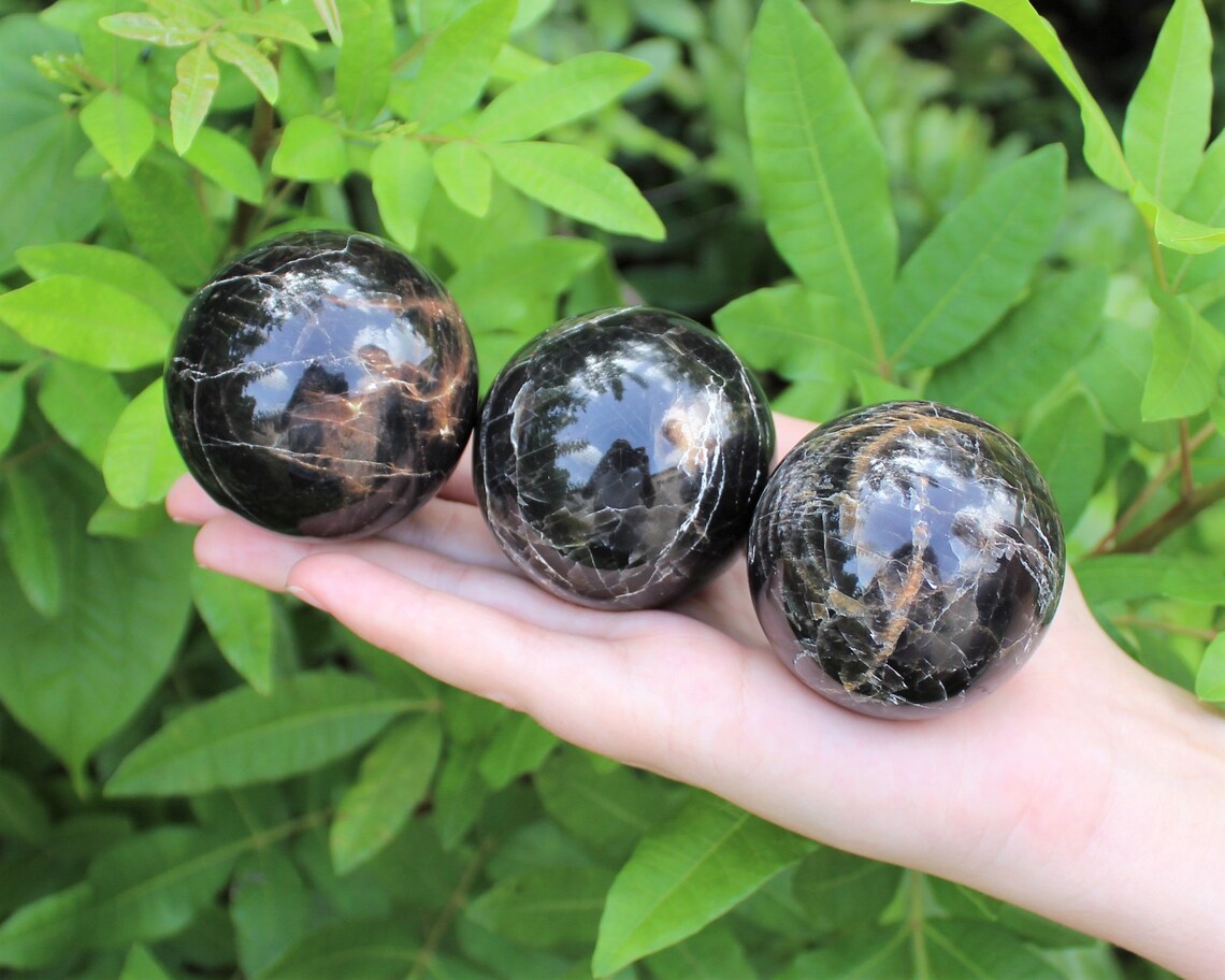 Moonstone Crystal Sphere With Stand