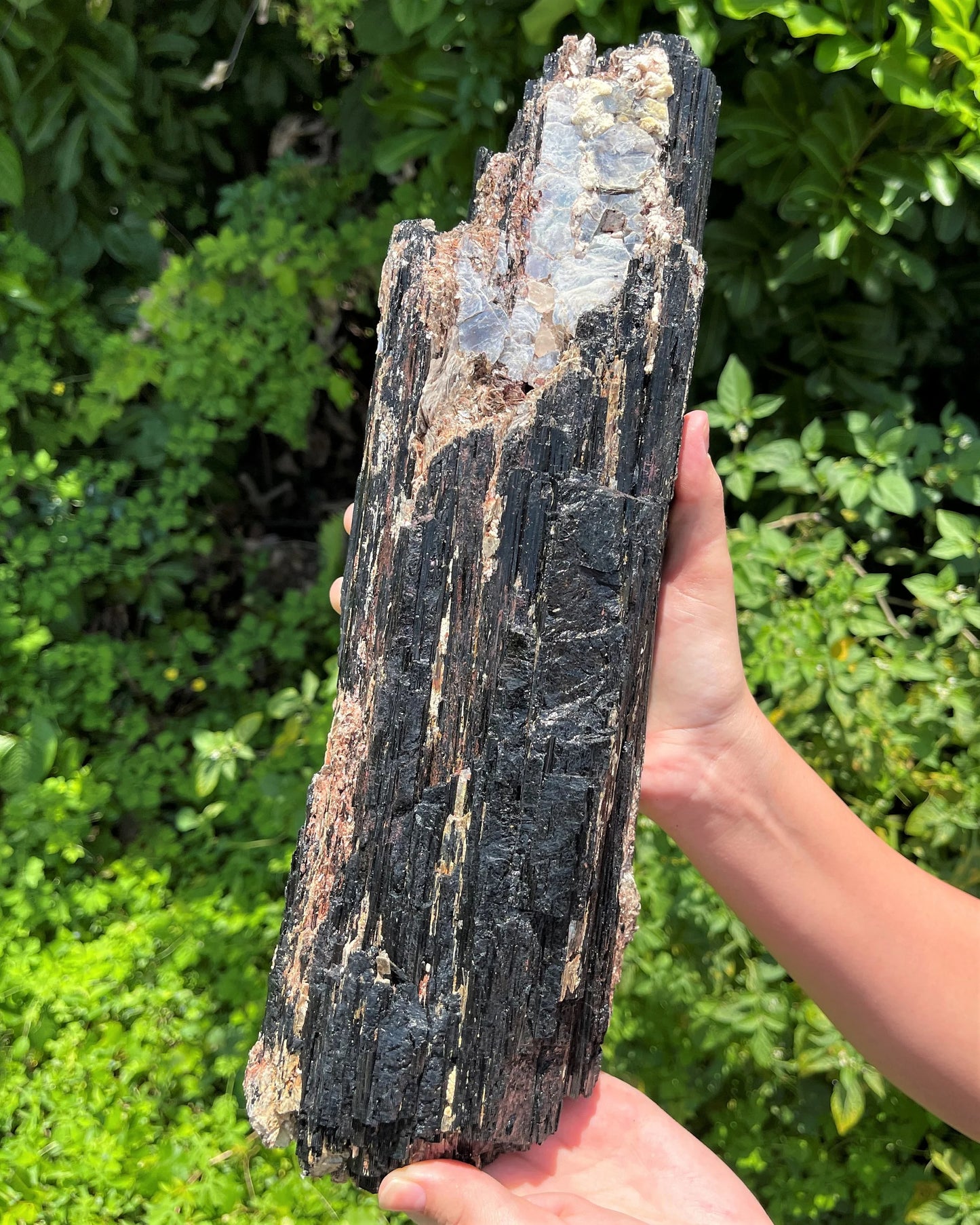 Natural Tourmaline Log