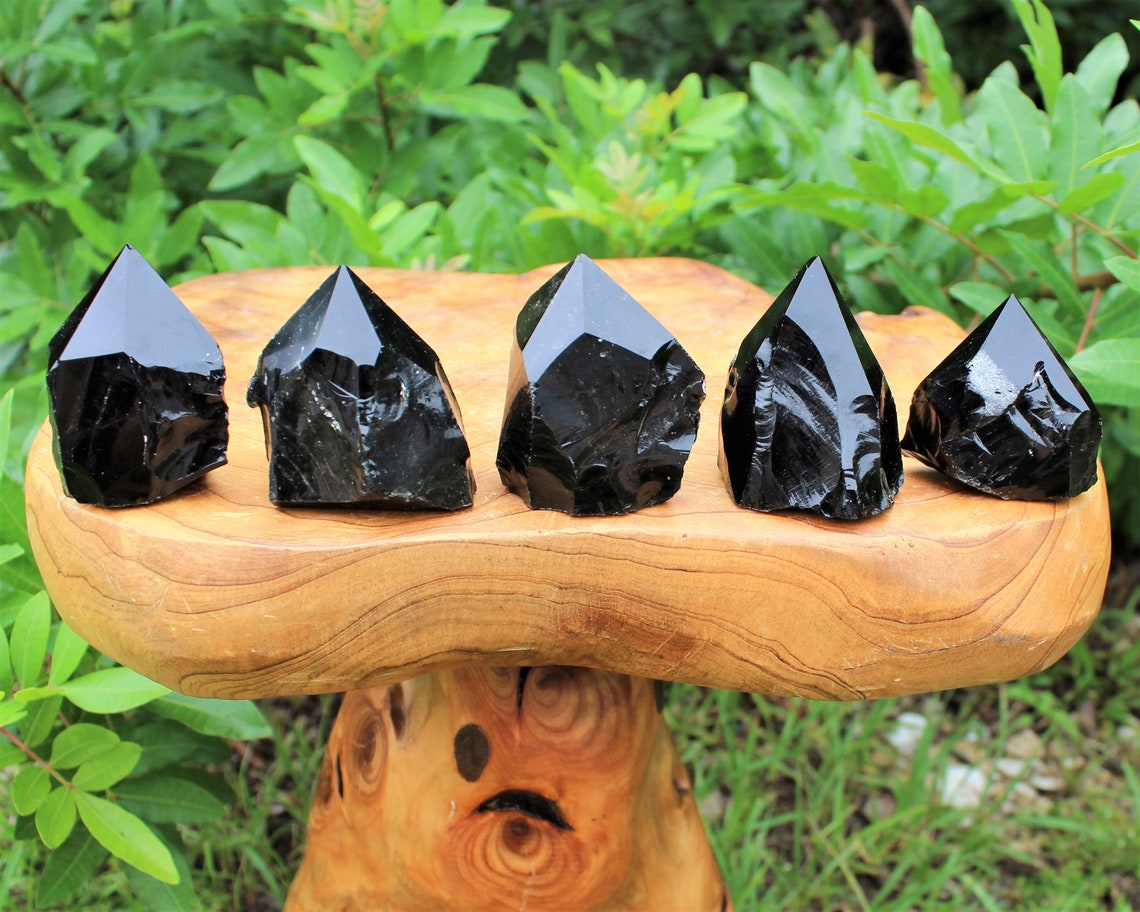 Obsidian Polished Point