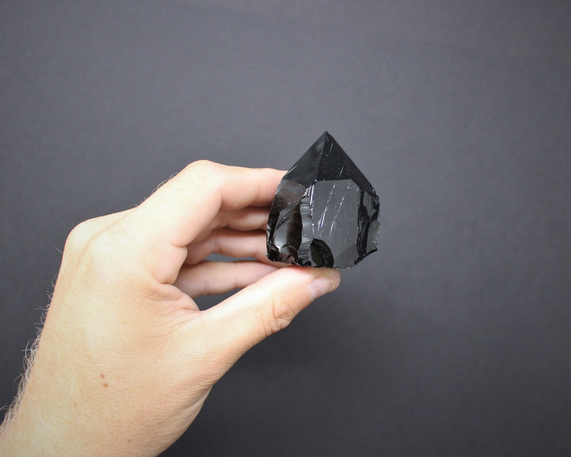 Obsidian Polished Point