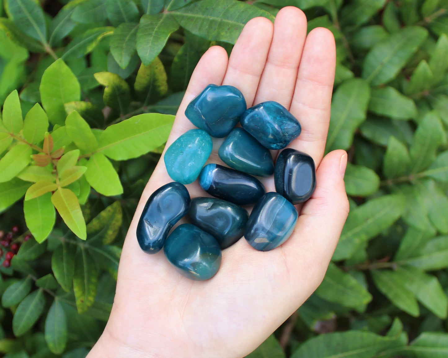 Agate Dyed Tumbled Stones