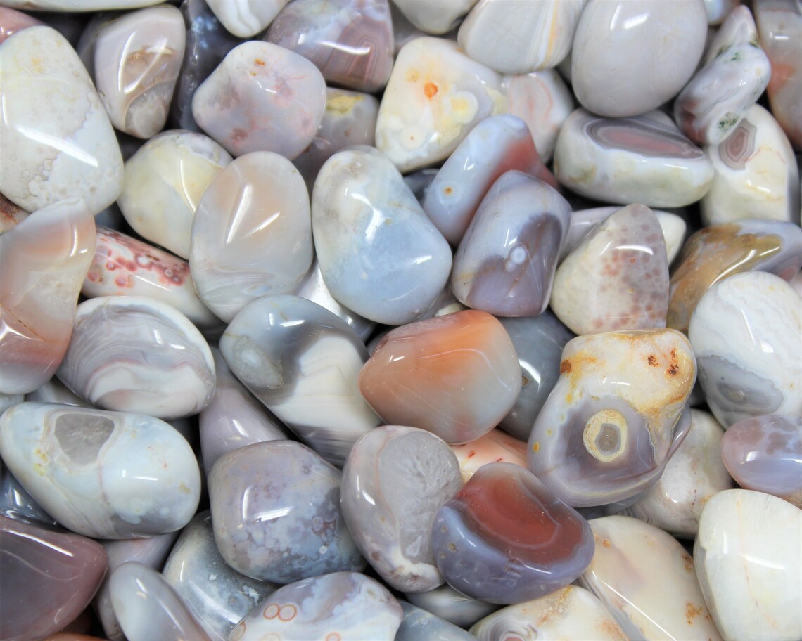 Botswana Agate Tumbled Stones