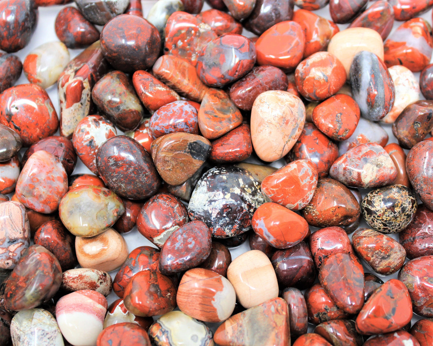 Brecciated Jasper Tumbled Stones