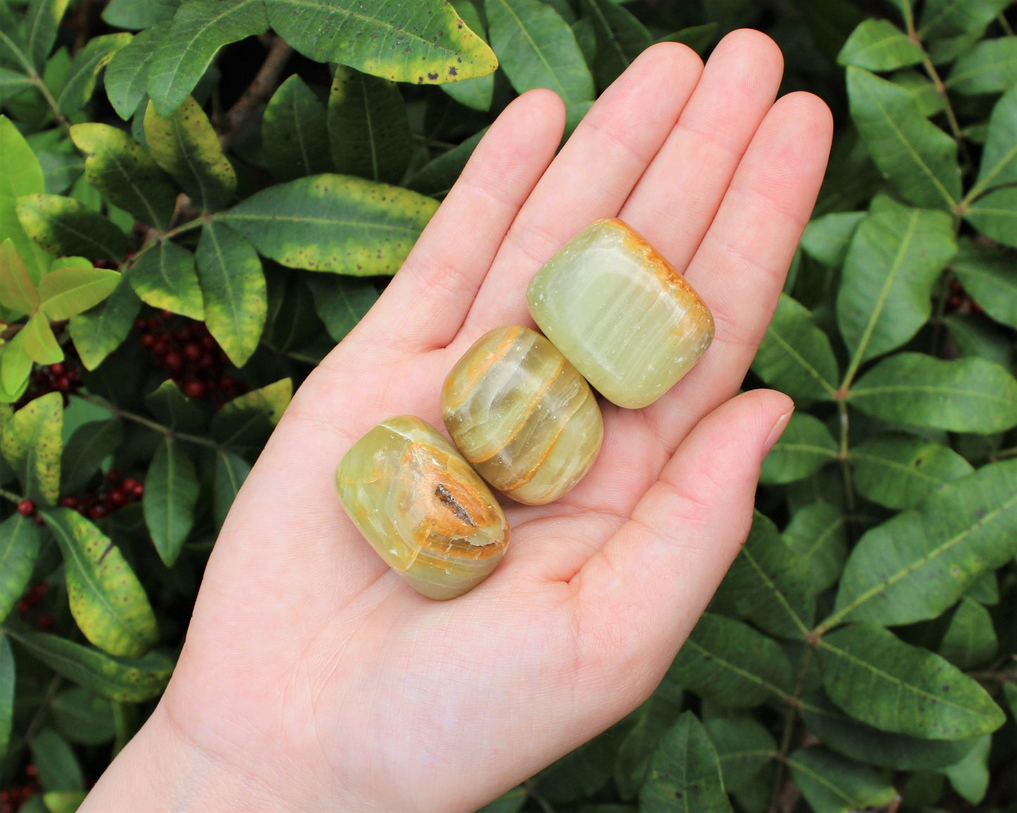 Radiant Calcite Tumbled Stones