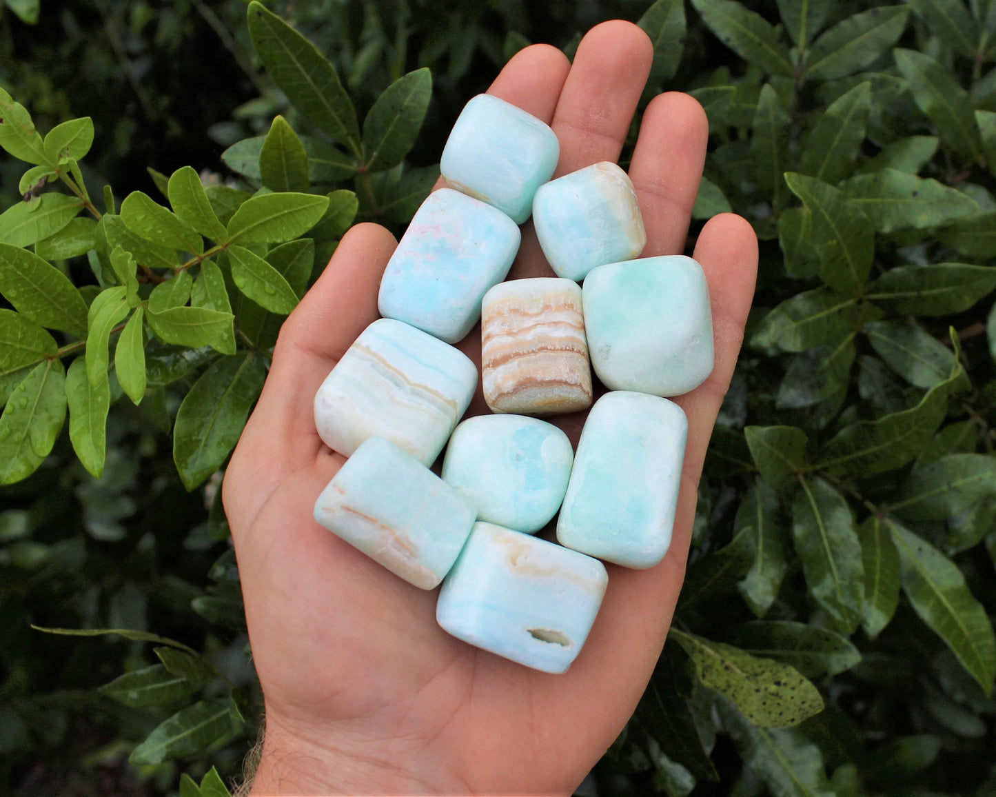 Caribbean Calcite Tumbled Stone