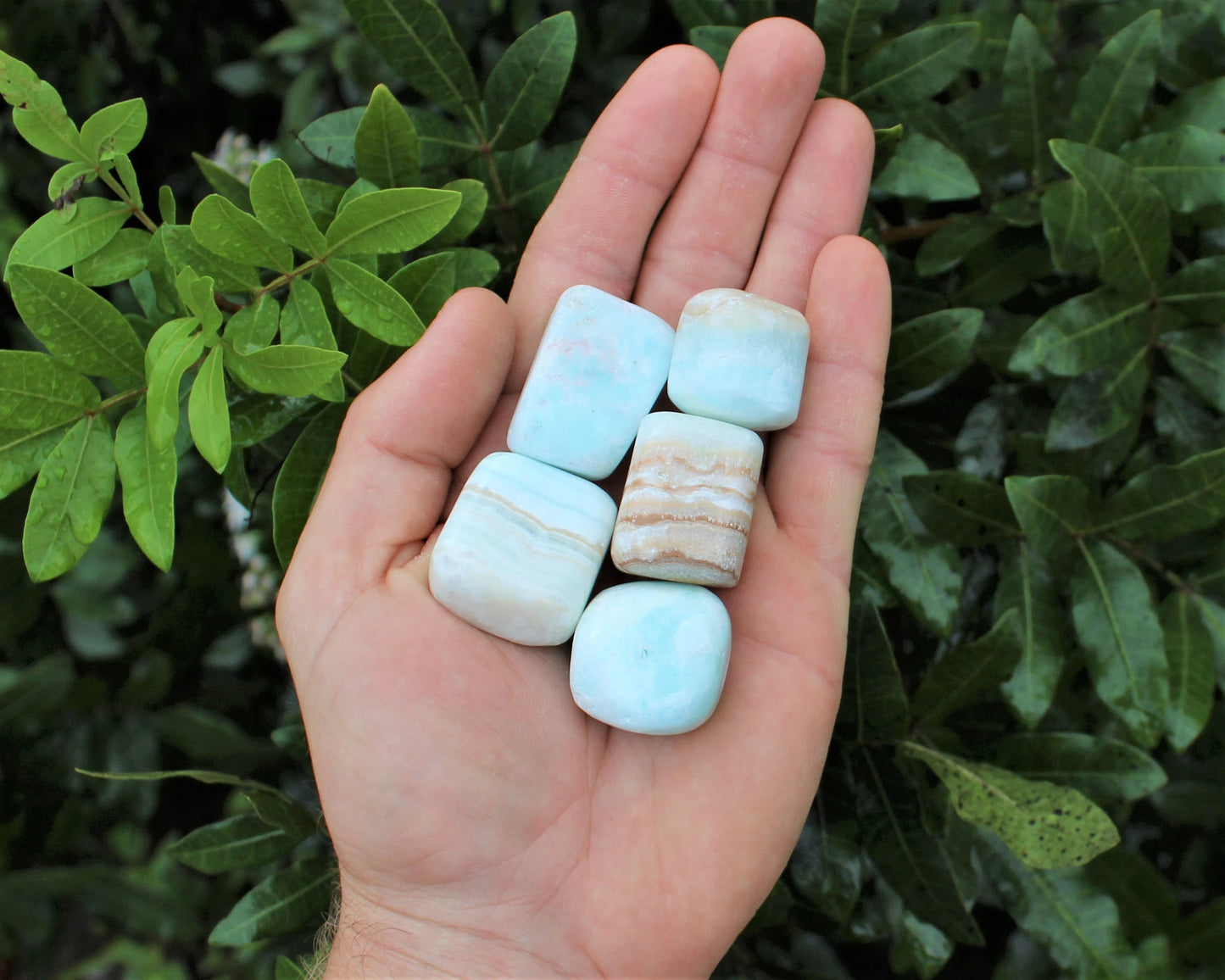 Caribbean Calcite Tumbled Stone