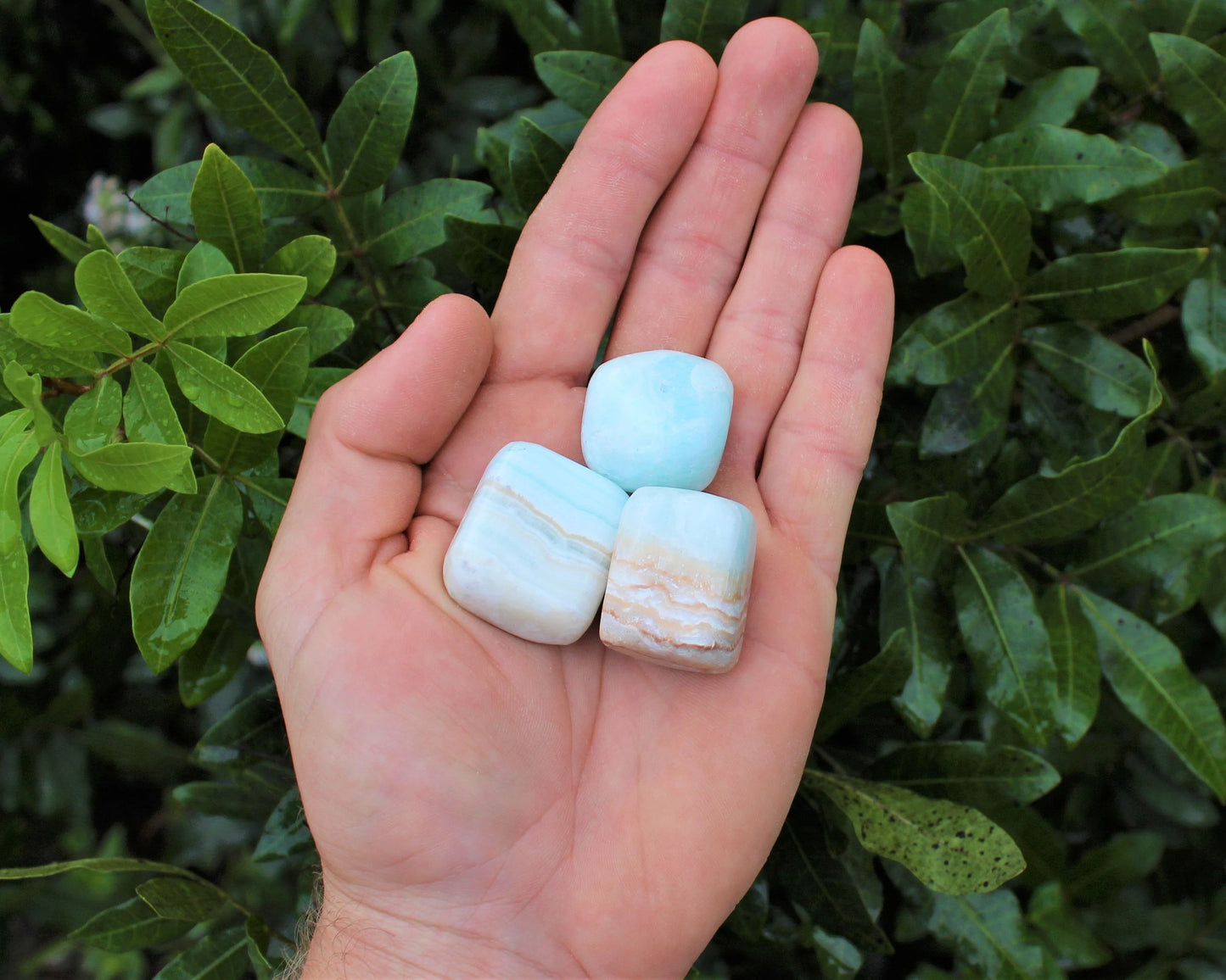 Caribbean Calcite Tumbled Stone