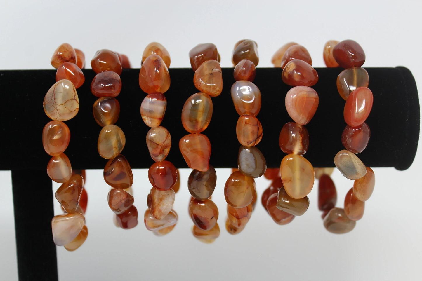 Carnelian Tumbled Gemstone Bracelet