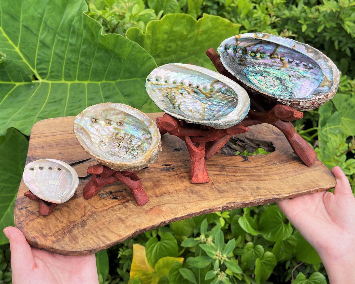 Carved Wooden Display Stand
