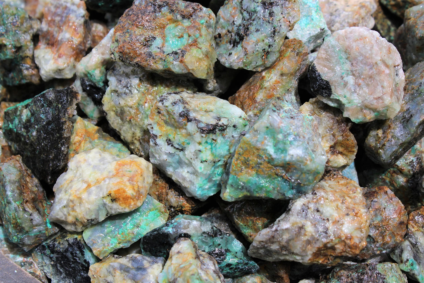 Chrysocolla Raw Natural Stones