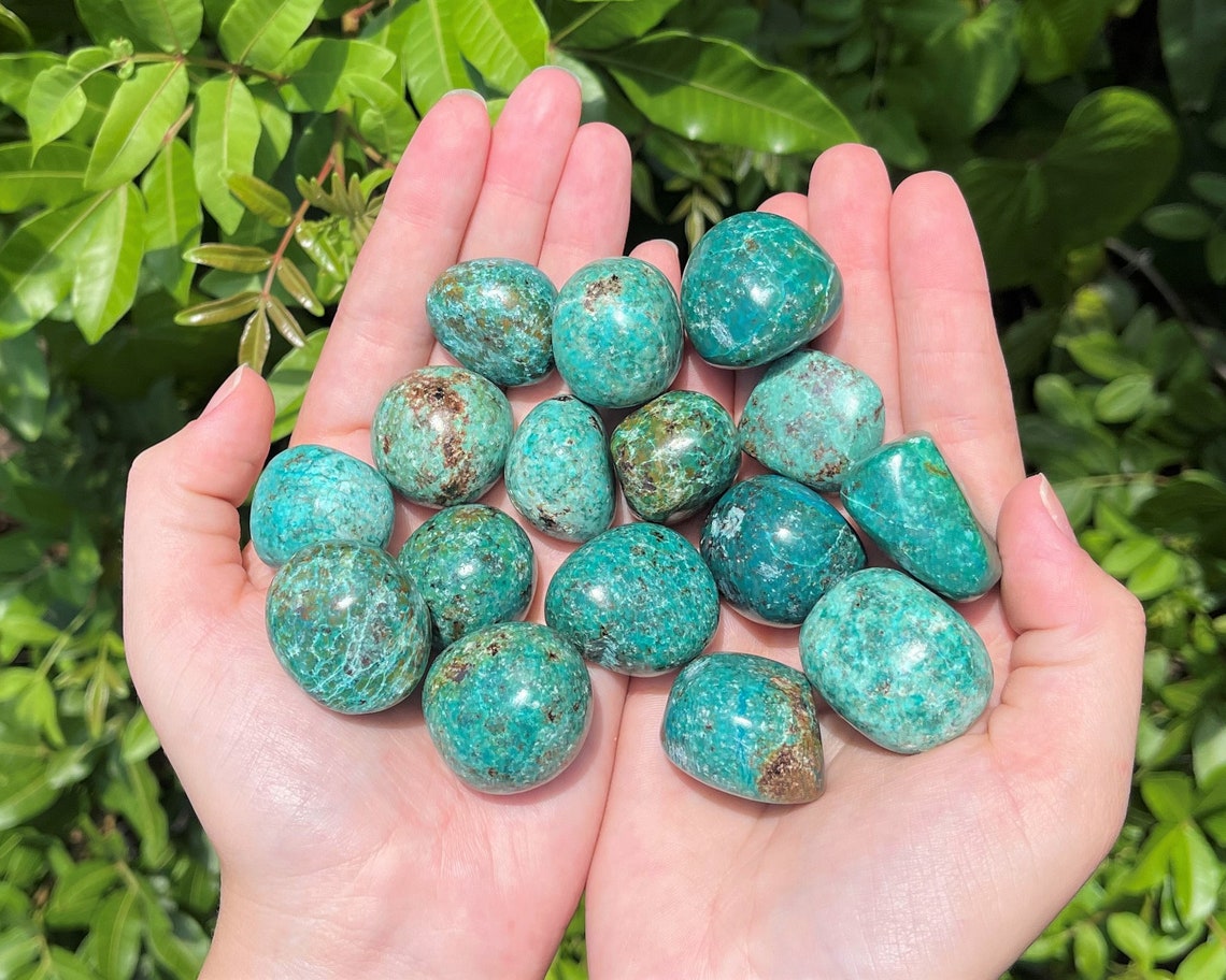 Chrysocolla Tumbled Stones