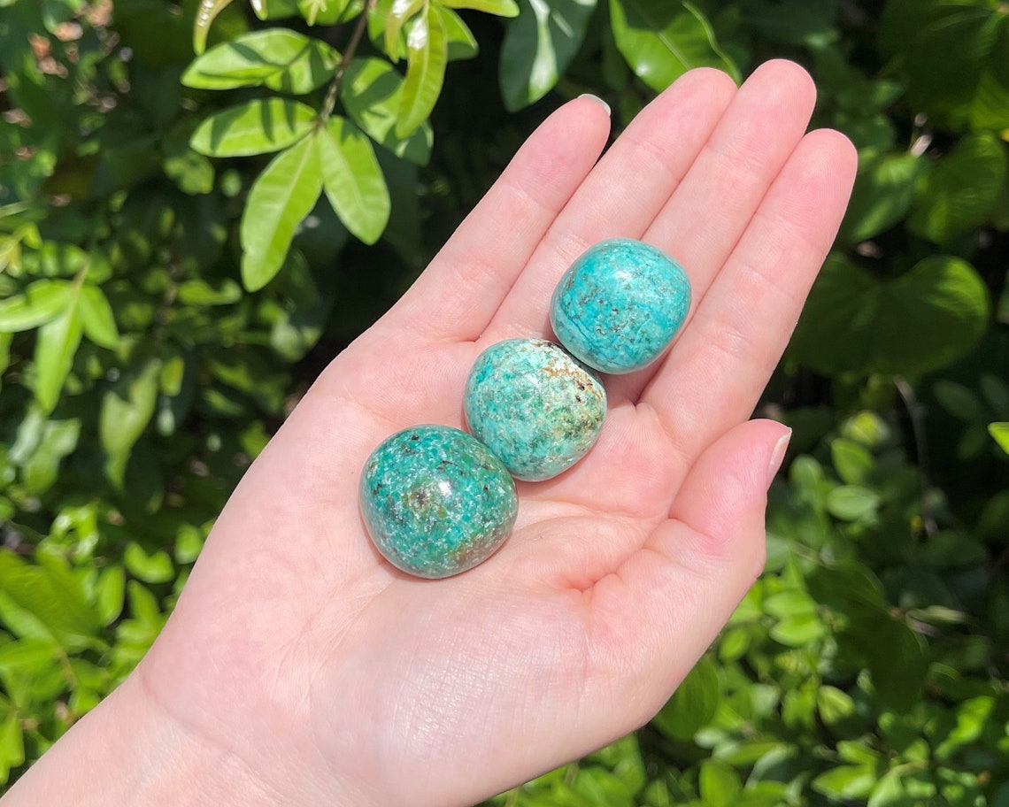 Chrysocolla Tumbled Stones