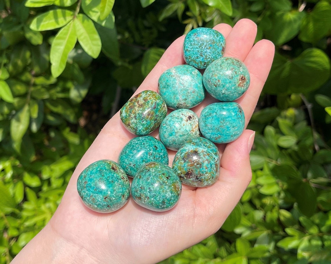 Chrysocolla Tumbled Stones