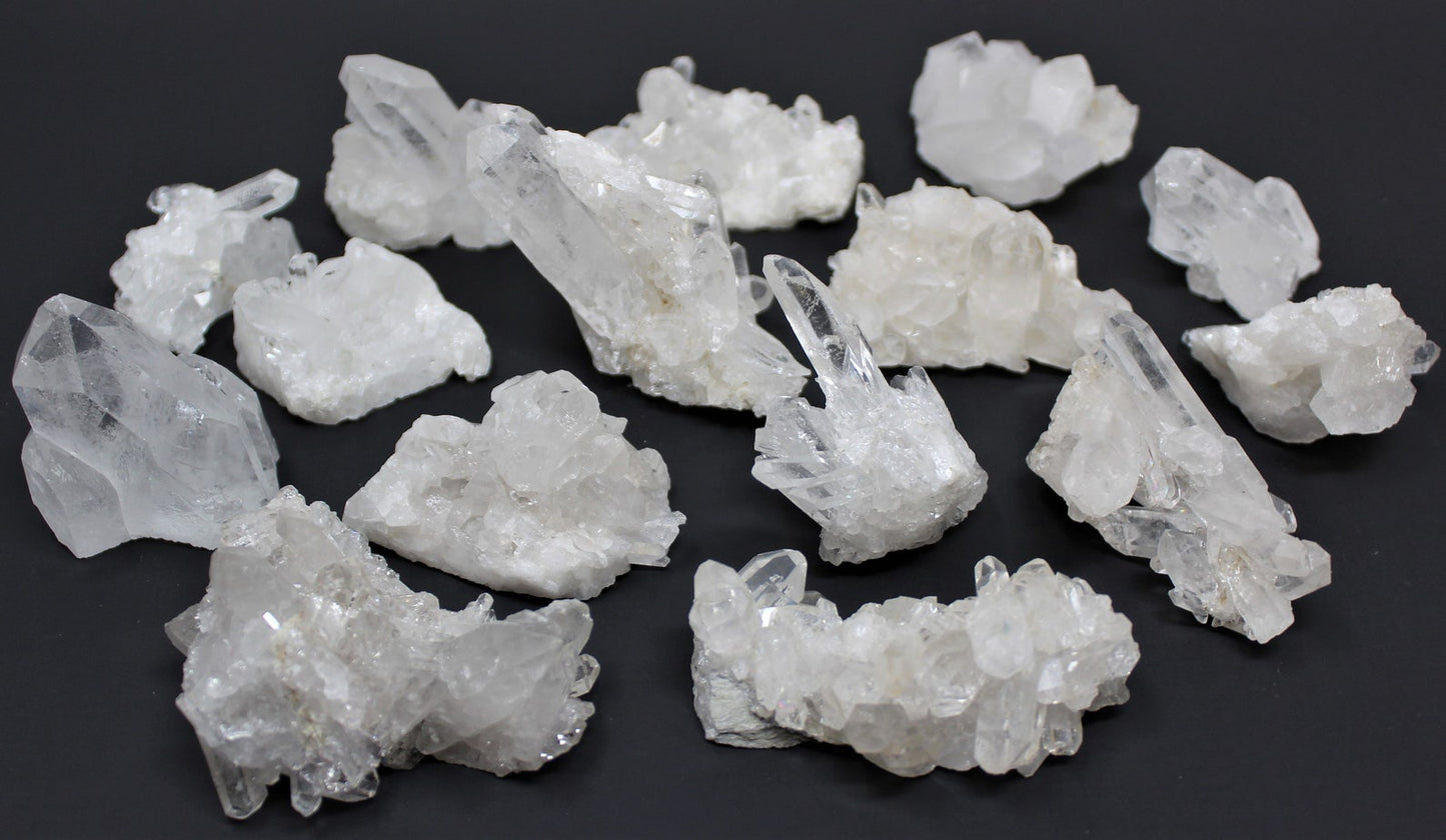 Clear Quartz Cluster Crystal Geode