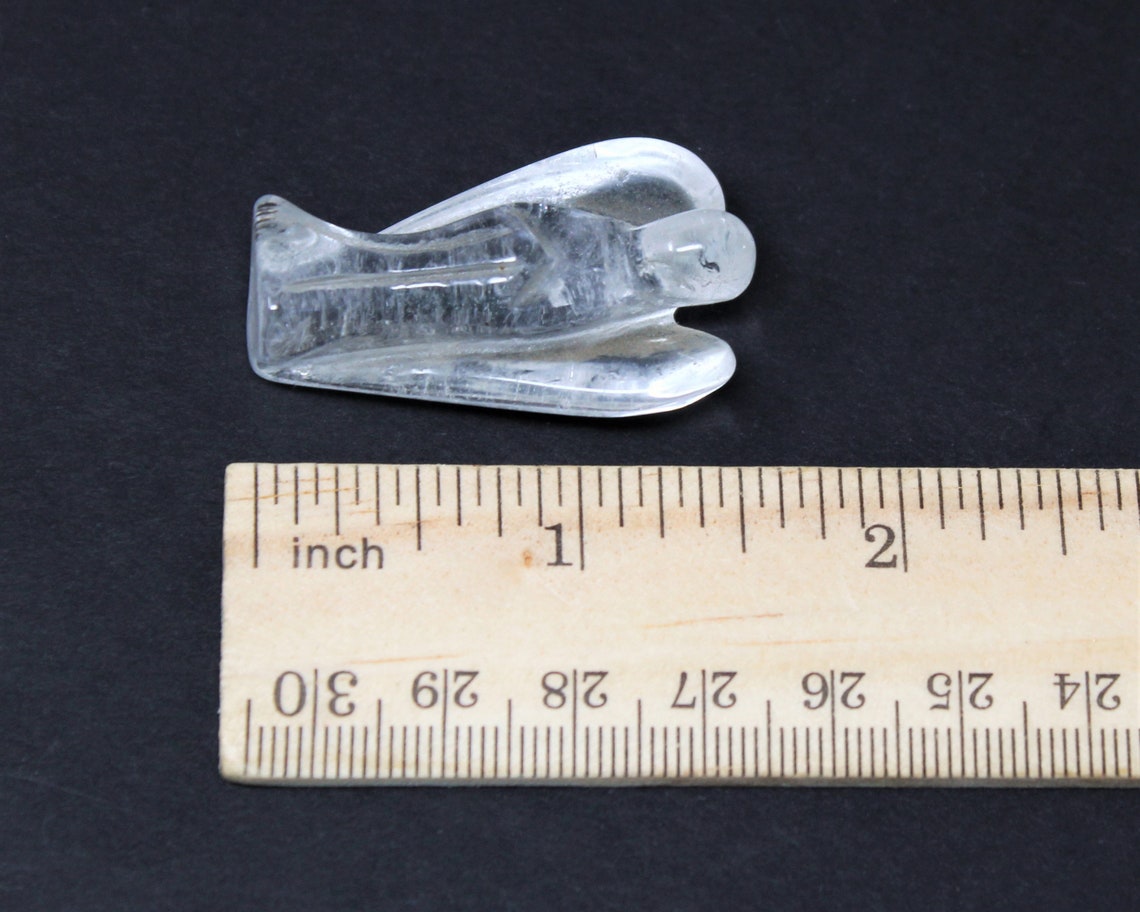 Clear Quartz Crystal Pocket Angel
