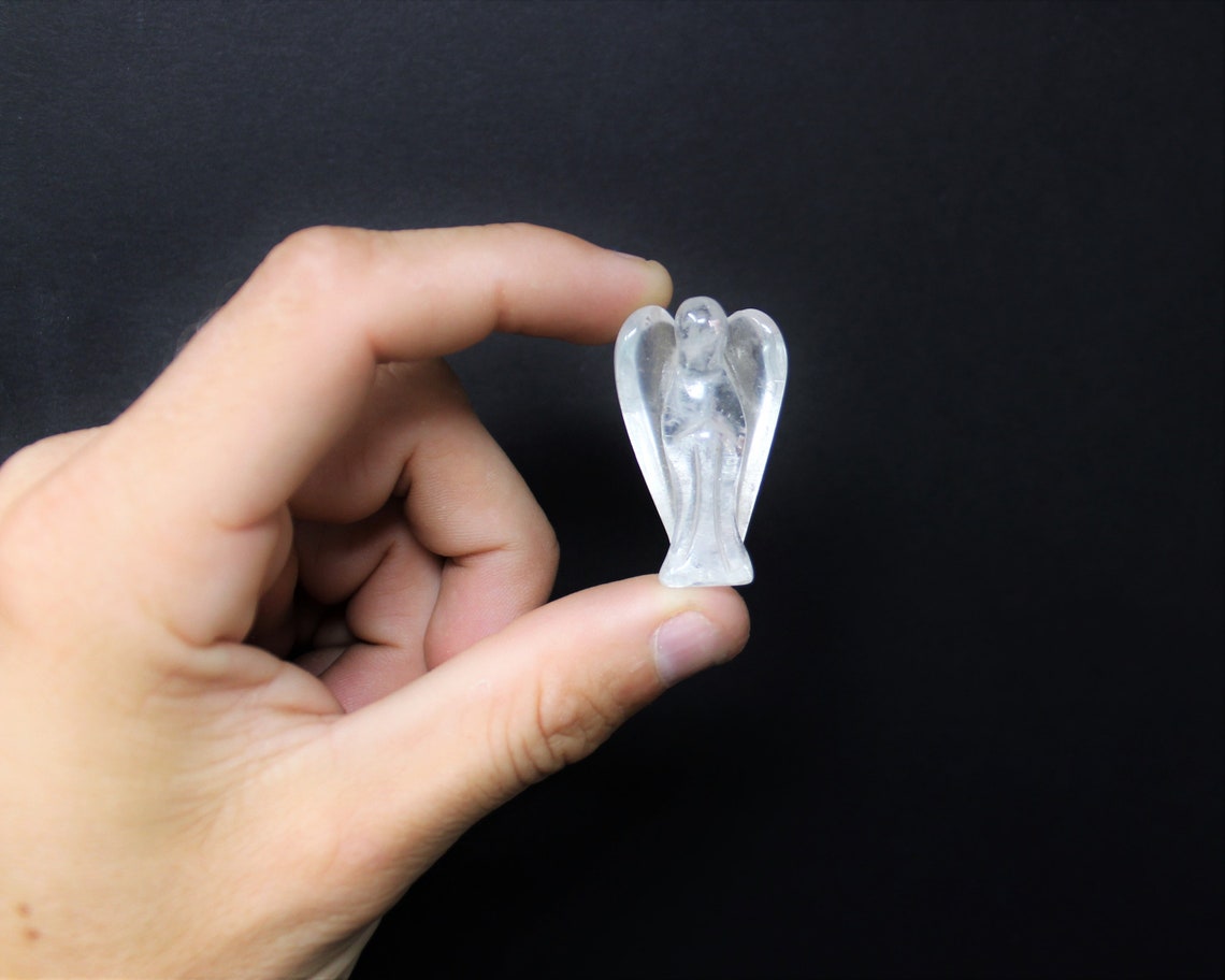 Clear Quartz Crystal Pocket Angel