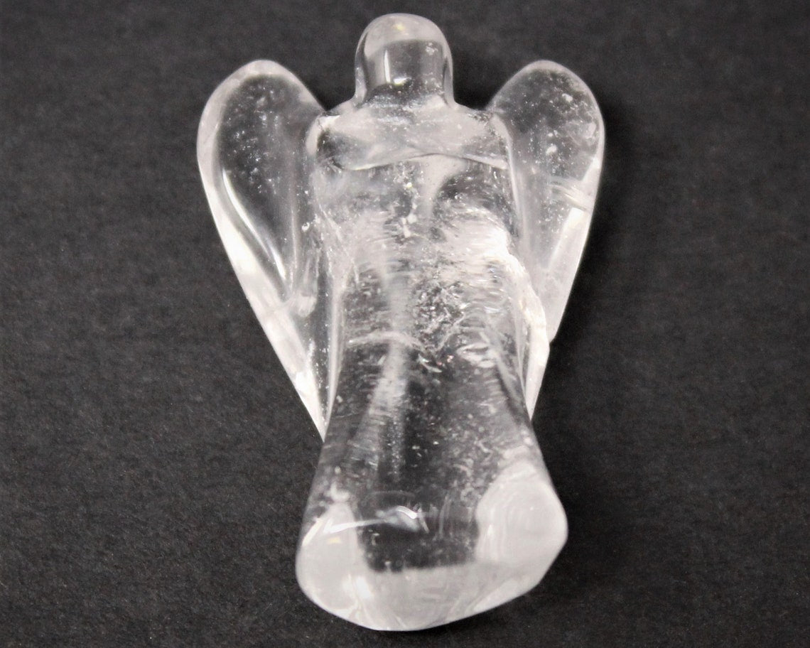 Clear Quartz Crystal Pocket Angel