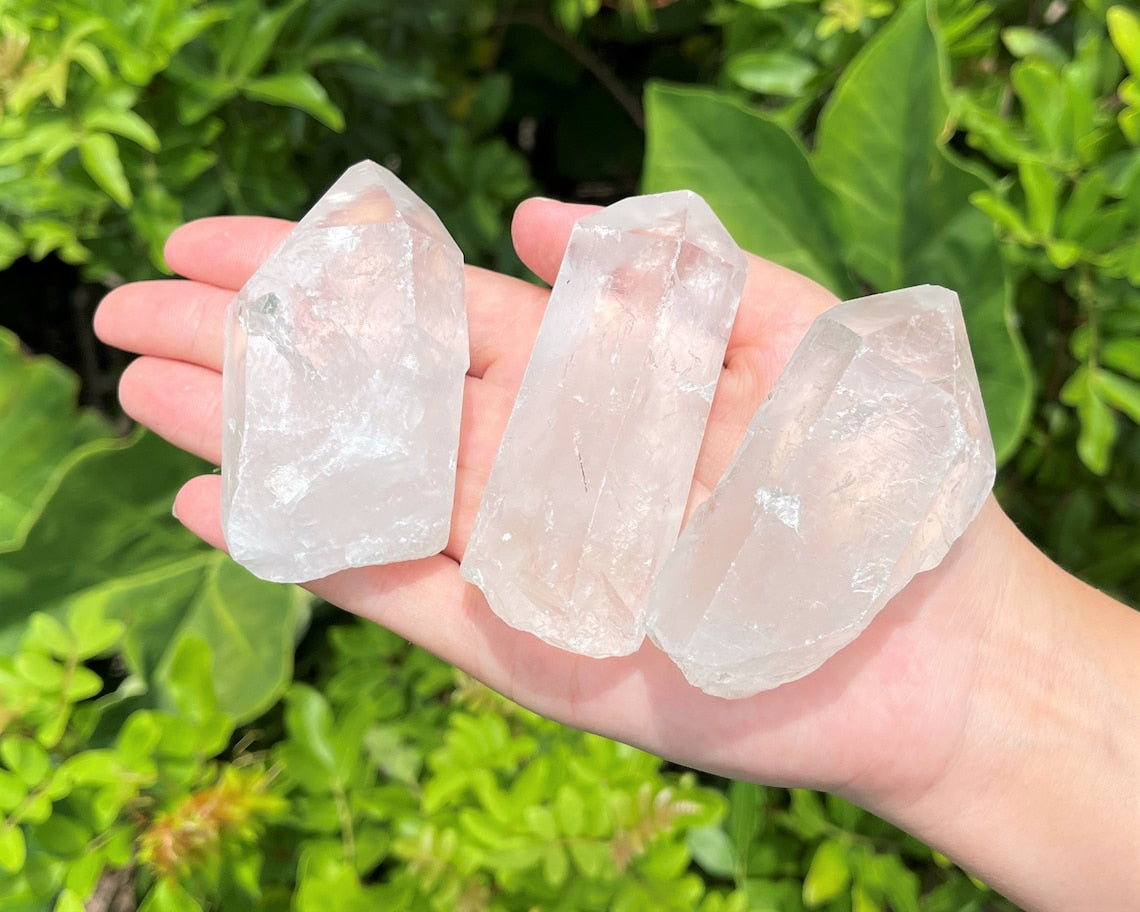 Clear Quartz Crystal Points