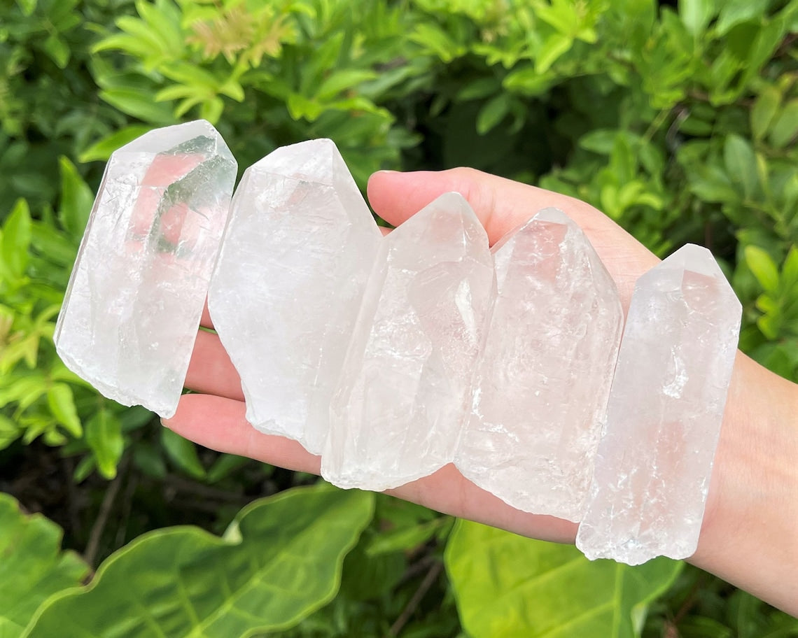 Clear Quartz Crystal Points