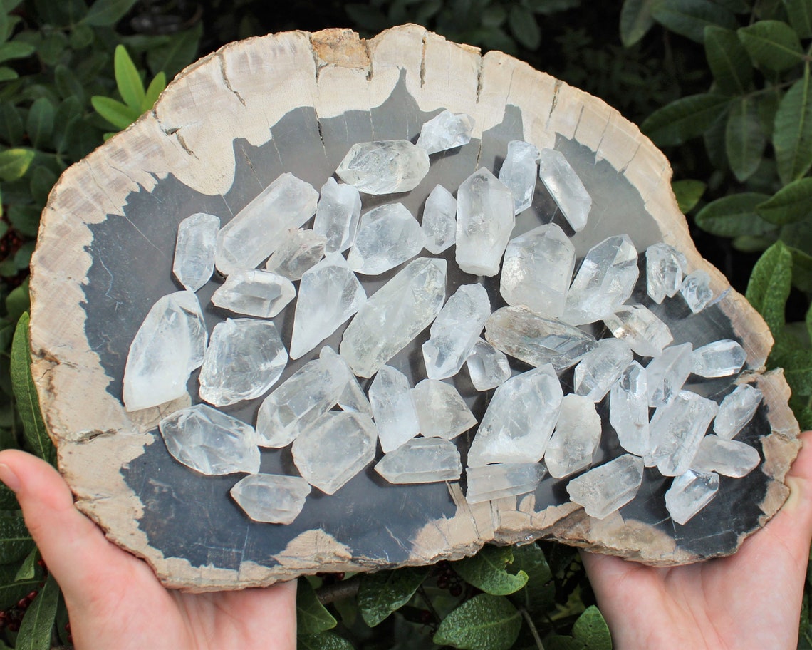 Clear Quartz Points Crystal Box