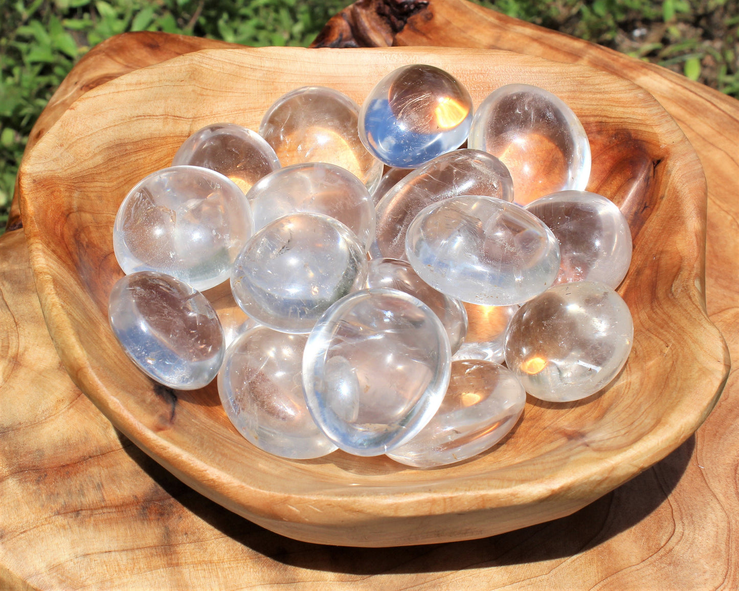 Clear Quartz Polished Stones
