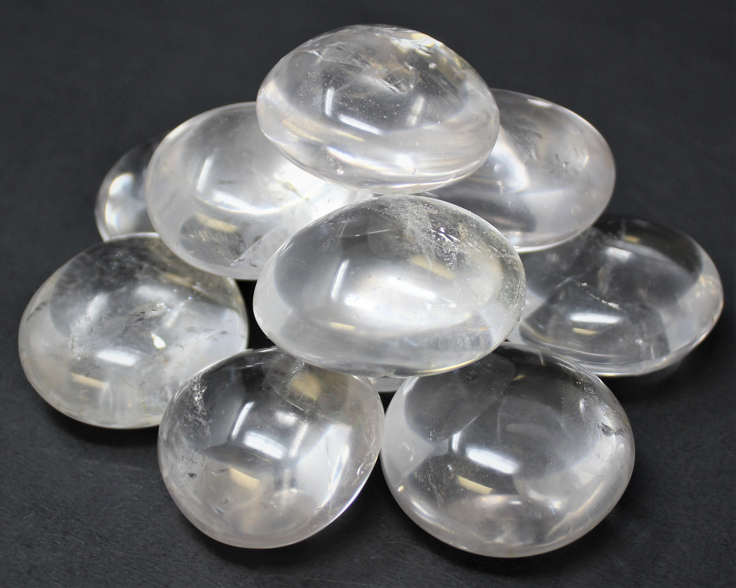 Clear Quartz Polished Stones