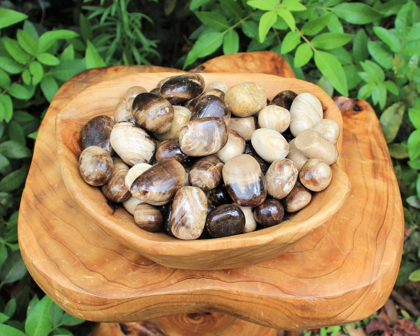 Coffee Calcite Tumbled Stones