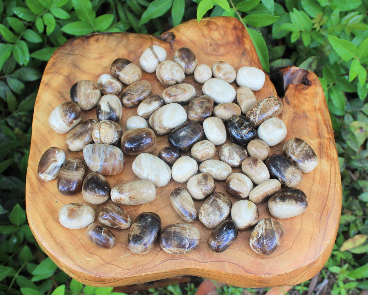 Coffee Calcite Tumbled Stones