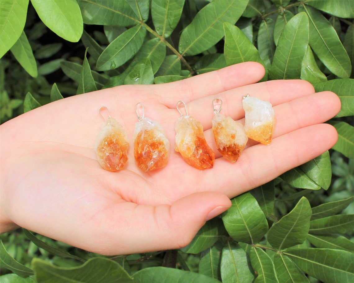 Crystal Point Pendant With Bail