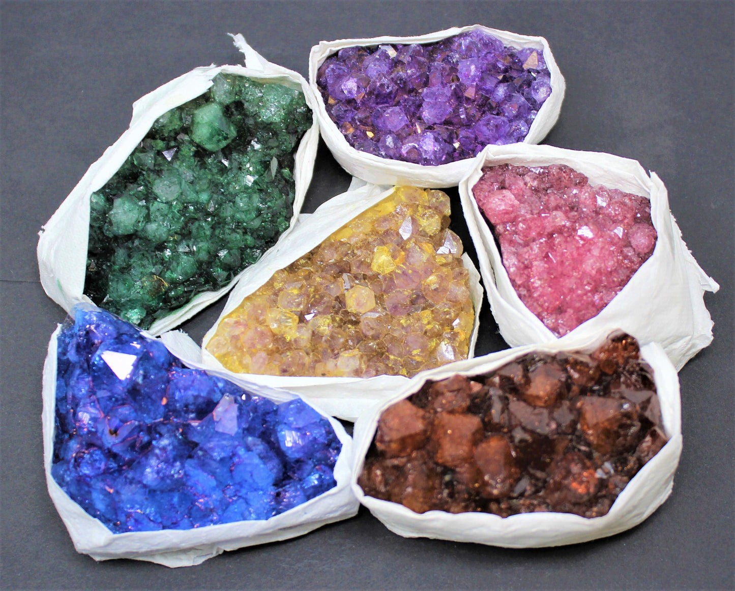 Dyed Amethyst Crystal Cluster