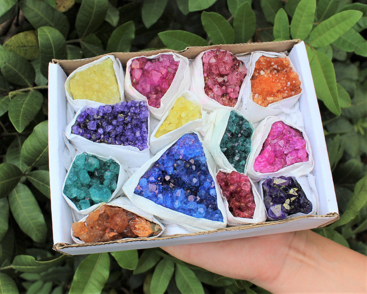 Dyed Amethyst Crystal Cluster