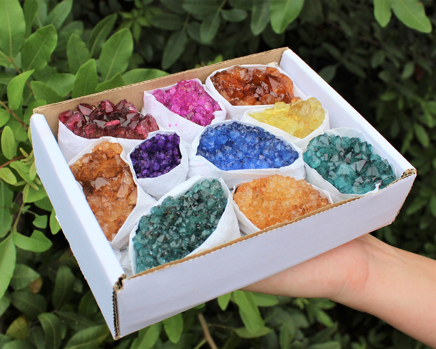 Dyed Amethyst Crystal Cluster