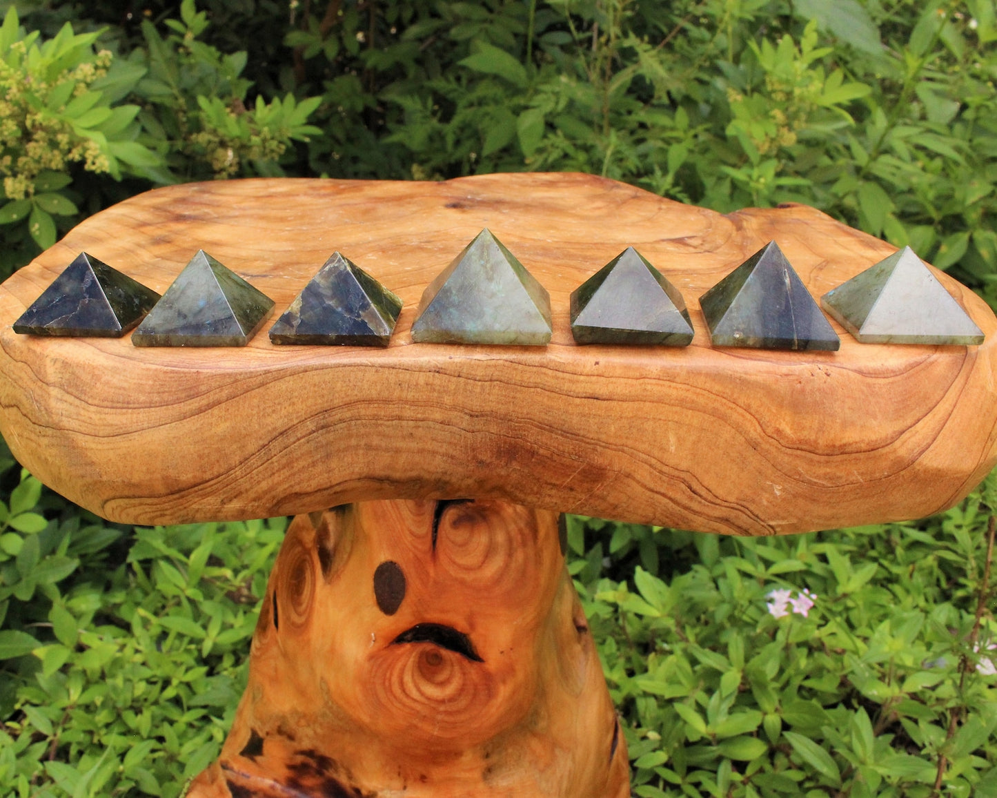 Elegant Labradorite Crystal Pyramid