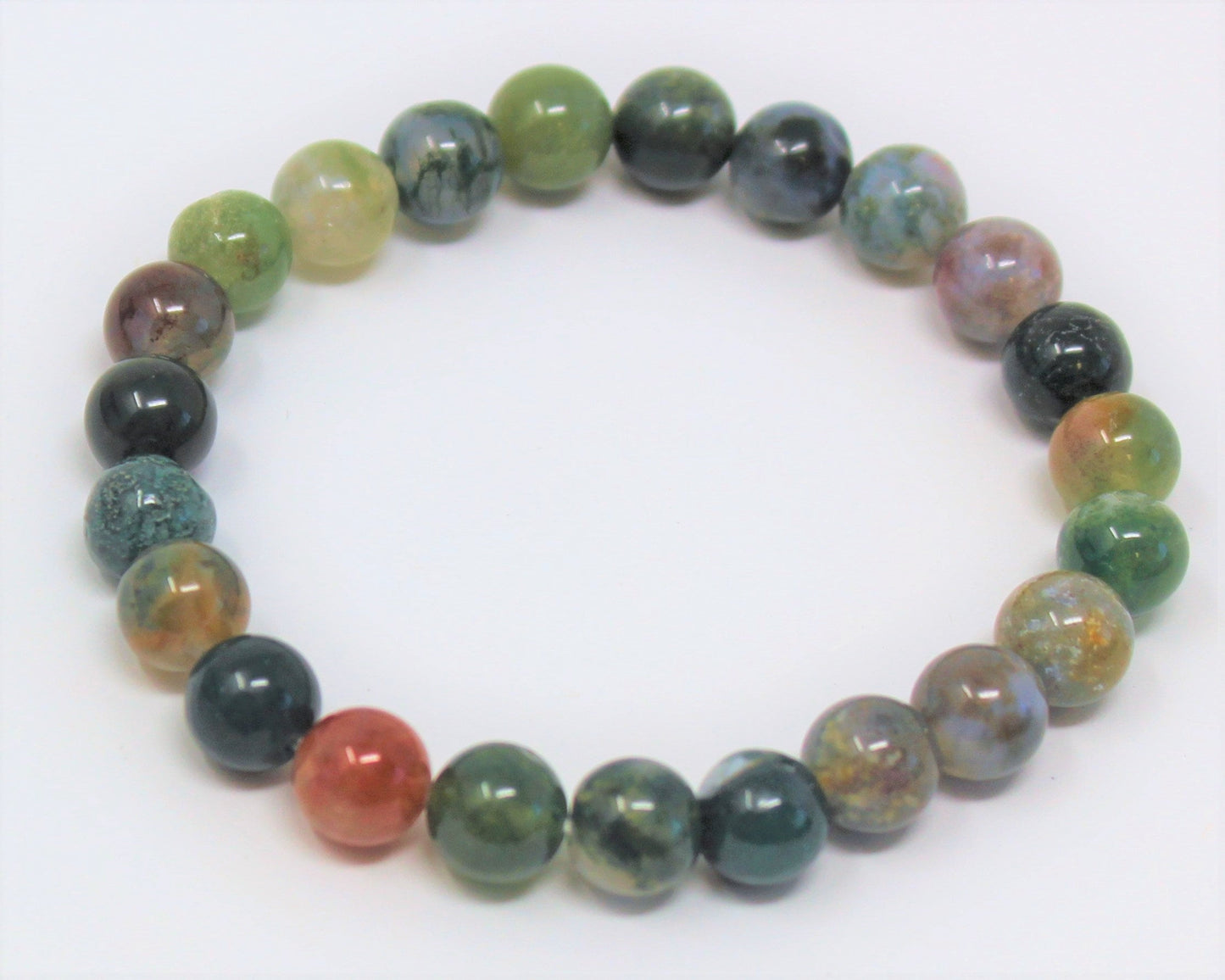 Jasper Bracelet Round Crystals