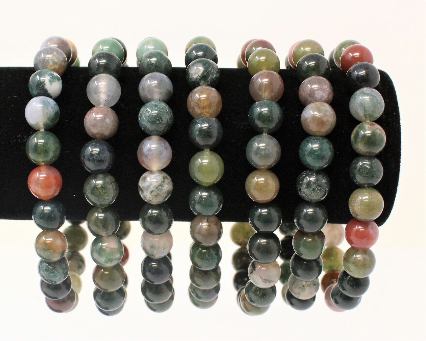 Jasper Bracelet Round Crystals