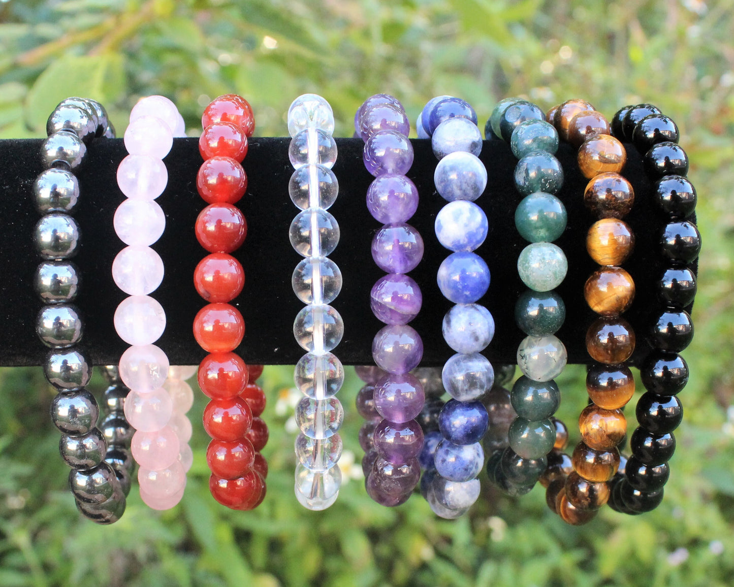 Jasper Bracelet Round Crystals