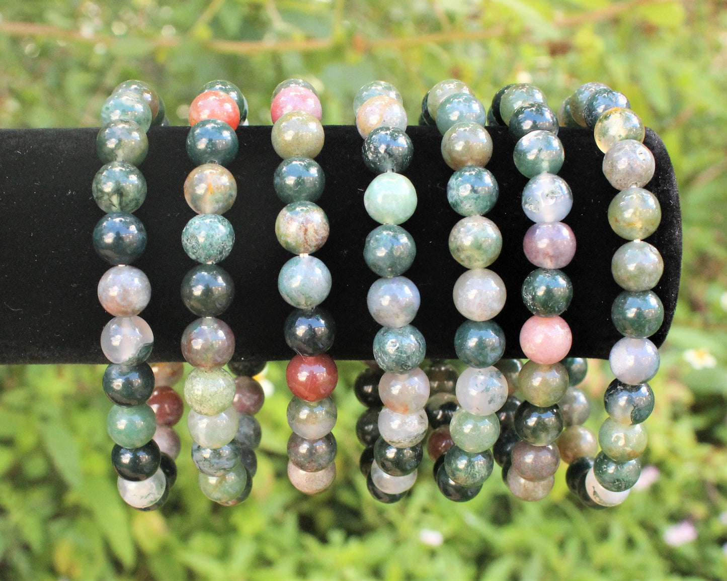 Jasper Bracelet Round Crystals