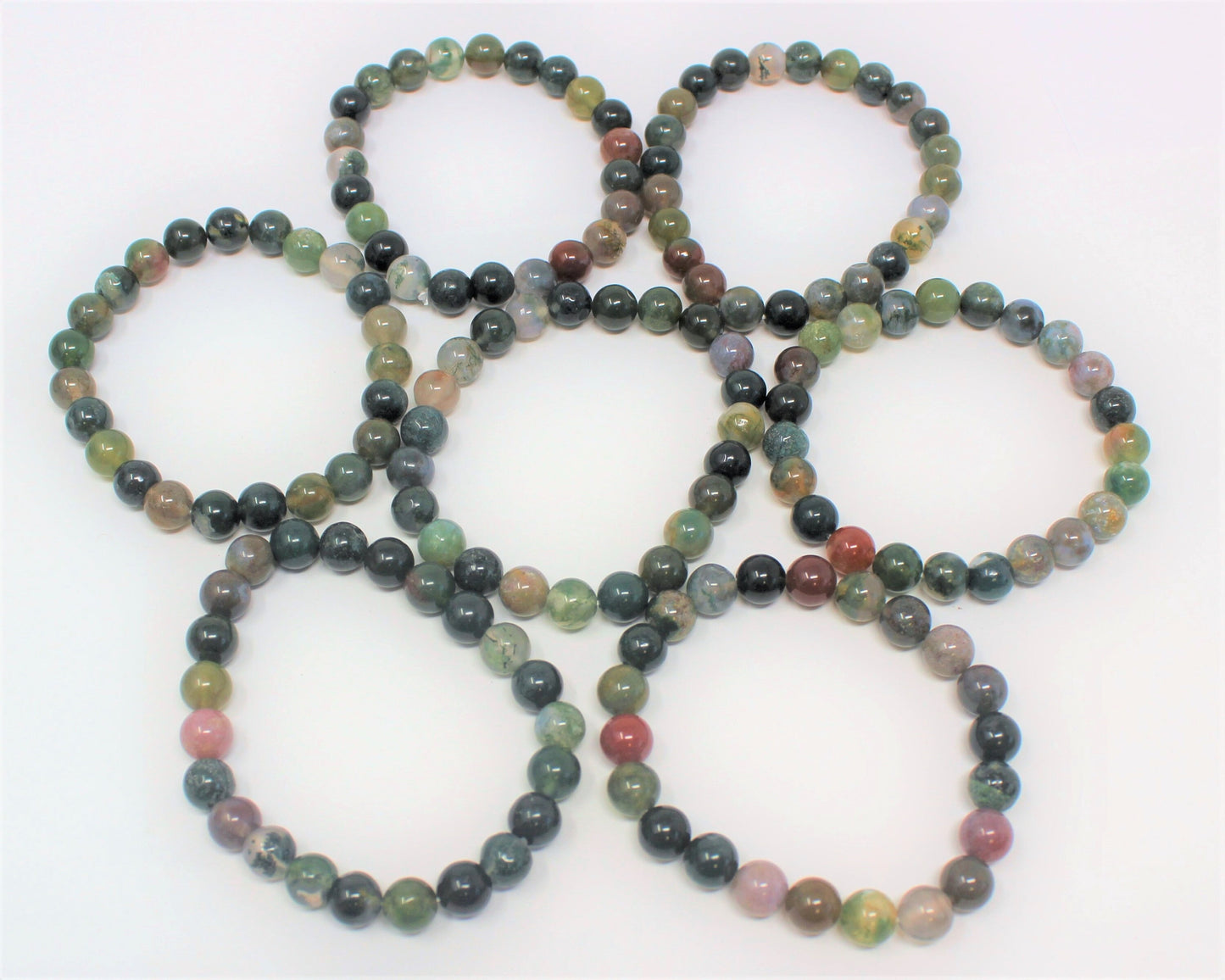 Jasper Bracelet Round Crystals